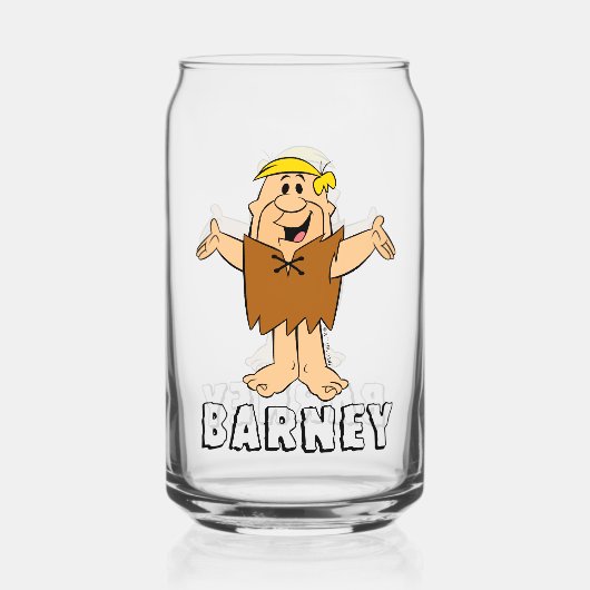 Flintstenen | Barney Rubble Blikvorm Glas (Achterkant)