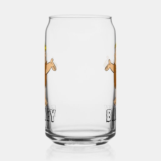 Flintstenen | Barney Rubble Blikvorm Glas (Links)