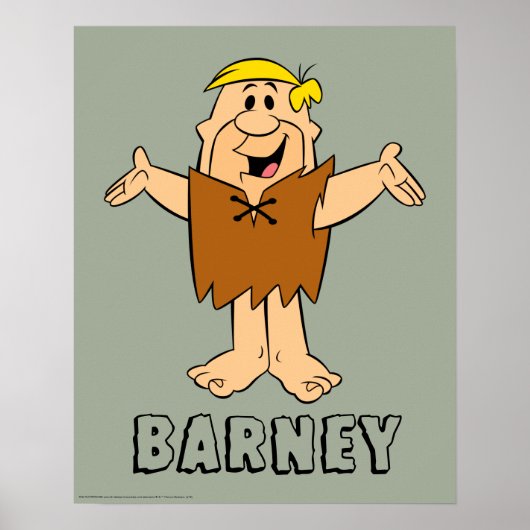 Flintstenen | Barney Rubble Poster (Voorkant)