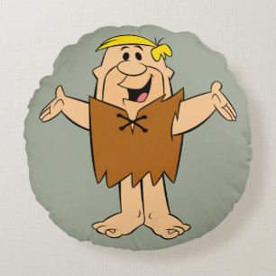 Flintstenen   Barney Rubble Rond Kussen