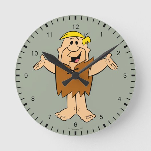 Flintstenen | Barney Rubble Ronde Klok (Voorkant)