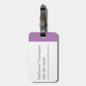 Flintstenen | Betty Kissing Barney Bagagelabel (Achterkant verticaal)