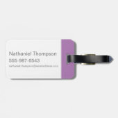 Flintstenen | Betty Kissing Barney Bagagelabel (Achterkant horizontaal)