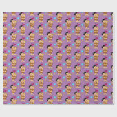 Flintstenen | Betty Kissing Barney Cadeaupapier (Vlak)