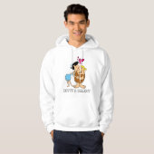 Flintstenen | Betty Kissing Barney Hoodie (Voorkant volledig)