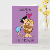 Flintstenen | Betty Kissing Barney Kaart (Gele Bloem)