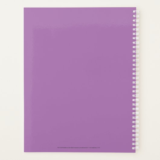 Flintstenen | Betty Kissing Barney Planner (Achterkant)