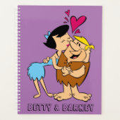 Flintstenen | Betty Kissing Barney Planner (Voorkant)