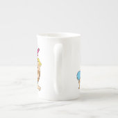 Flintstenen | Betty Kissing Barney Porselein Kop (Achterkant)