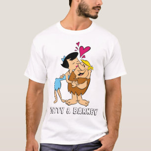 Flintstenen   Betty Kissing Barney T-shirt