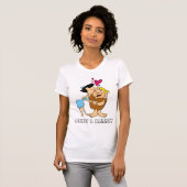 Flintstenen | Betty Kissing Barney T-shirt (Voorkant volledig)