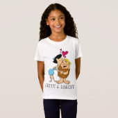 Flintstenen | Betty Kissing Barney T-shirt (Voorkant volledig)