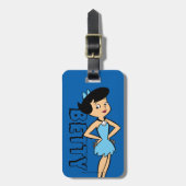 Flintstenen | Betty Rubble Bagagelabel (Voorkant verticaal)