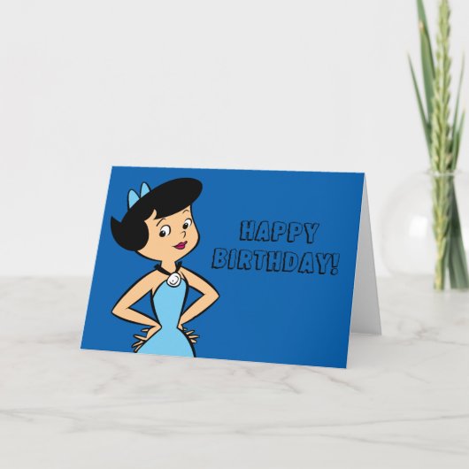 Flintstenen | Betty Rubble Kaart (Voorkant)