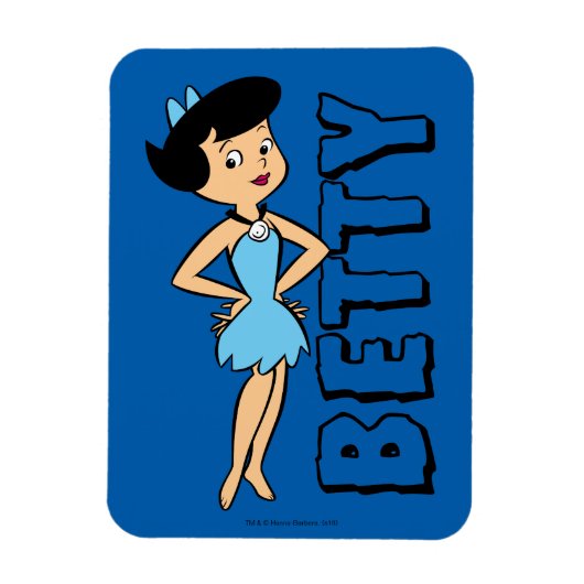Flintstenen | Betty Rubble Magneet (Verticaal)