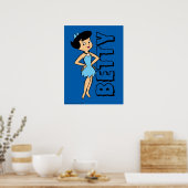 Flintstenen | Betty Rubble Poster (Keuken)