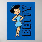 Flintstenen | Betty Rubble Poster (Voorkant)