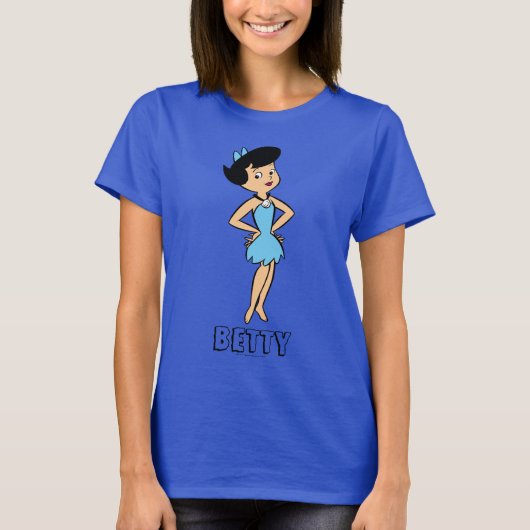 Flintstenen | Betty Rubble T-shirt (Voorkant)