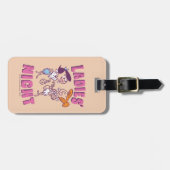 Flintstenen | Betty & Wilma - Dames nacht Bagagelabel (Voorkant horizontaal)