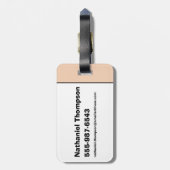 Flintstenen | Betty & Wilma - Dames nacht Bagagelabel (Achterkant verticaal)