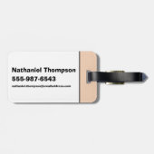 Flintstenen | Betty & Wilma - Dames nacht Bagagelabel (Achterkant horizontaal)