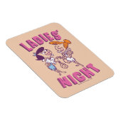 Flintstenen | Betty & Wilma - Dames nacht Magneet (Rechterzijde)