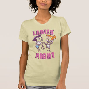 Flintstenen   Betty & Wilma - Dames nacht T-shirt