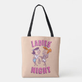 Flintstenen | Betty & Wilma - Dames nacht Tote Bag (Achterkant)