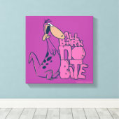Flintstenen | Dino - Alle bast geen bite Canvas Afdruk (Insitu (Houten vloer))