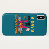 Flintstenen | Dino Cleaning House Case-Mate iPhone Case (Achterkant (horizontaal))