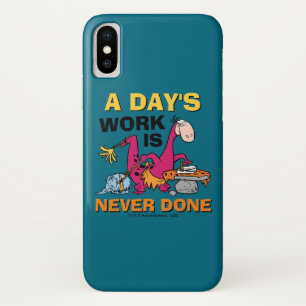 Flintstenen Dino Cleaning House Case-Mate iPhone Case