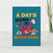 Flintstenen | Dino Cleaning House Kaart (Voorkant)