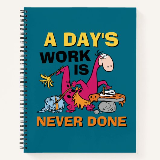 Flintstenen | Dino Cleaning House Notitieboek (Voorkant)