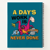 Flintstenen | Dino Cleaning House Notitieboek (Achterkant)