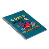 Flintstenen | Dino Cleaning House Notitieboek (Rechterzijde)