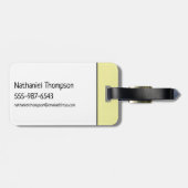 Flintstenen | Echtgenoot van het Jaar Bagagelabel (Achterkant horizontaal)