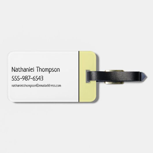 Flintstenen | Echtgenoot van het Jaar Bagagelabel (Achterkant horizontaal)