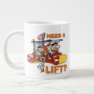 Flintstenen Een lift nodig? Grote Koffiekop
