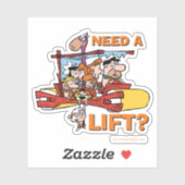 Flintstenen | Een lift nodig? Sticker (Vel)