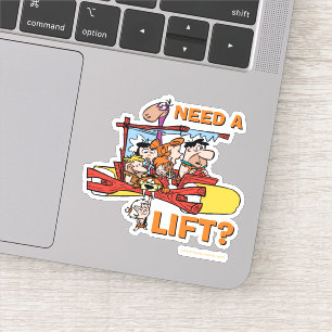 Flintstenen   Een lift nodig? Sticker
