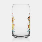 Flintstenen Familie Roadtrip Blikvorm Glas (Links)