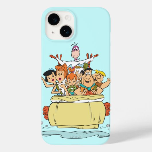 Flintstenen Familie Roadtrip Case-Mate iPhone Case (Achterkant)