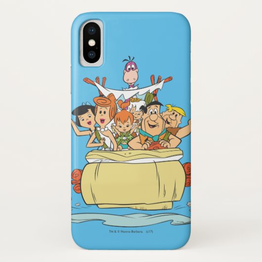 Flintstenen Familie Roadtrip Case-Mate iPhone Case (Achterkant)
