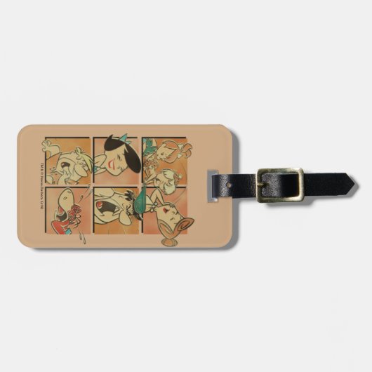 Flintstenen | Flatstenen en roebels Comite Bagagelabel (Voorkant horizontaal)