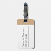 Flintstenen | Flatstenen en roebels Comite Bagagelabel (Achterkant verticaal)