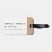 Flintstenen | Flatstenen en roebels Comite Bagagelabel (Achterkant horizontaal)