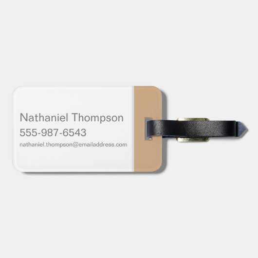 Flintstenen | Flatstenen en roebels Comite Bagagelabel (Achterkant horizontaal)