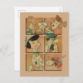 Flintstenen | Flatstenen en roebels Comite Briefkaart (Voorkant / Achterkant)