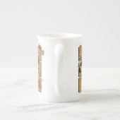 Flintstenen | Flatstenen en roebels Comite Porselein Kop (Achterkant)