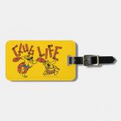 Flintstenen | Fred & Barney - Club Life Bagagelabel (Voorkant horizontaal)